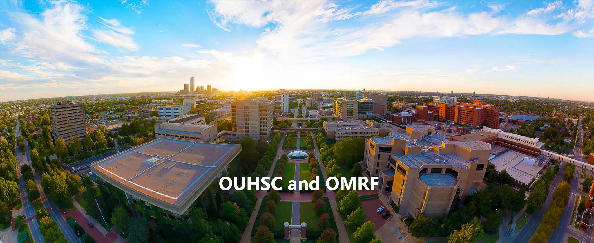 OUHSC campus w text